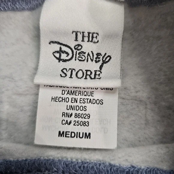 Disney Store Vintage 90s Mickey Mouse Crewneck Pullover Sweatshirt‎ Embroidered
